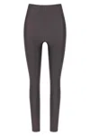 The Andamane High-waisted Stretch Fabric Seamless Leggings In Gray