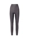 The Andamane High-waisted Stretch Fabric Seamless Leggings In Gray