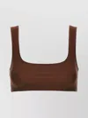 The Andamane Hollywood Square Neck Crop Top