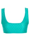 The Andamane Rhinestone-embellished Crop Top