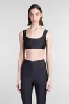 The Andamane Hollywood Topwear In Black Polyamide In Black