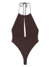 The Andamane Isla Bodysuit In Brown