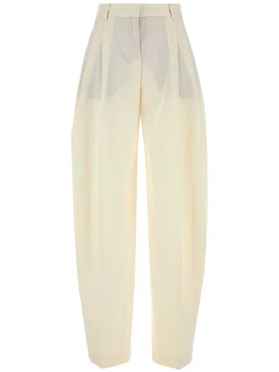 THE ANDAMANE IVORY GABARDINE PANT