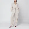 The Andamane Ivory Wendela Oversized Suit In Neutral