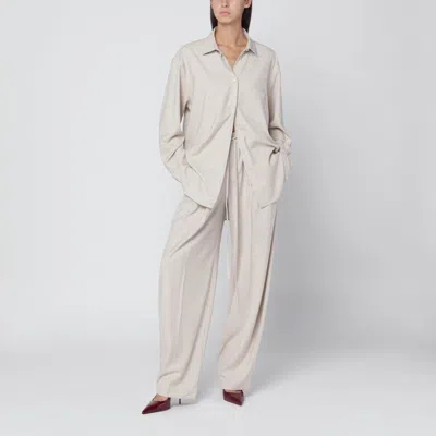 THE ANDAMANE THE ANDAMANE  IVORY WENDELA OVERSIZED SUIT