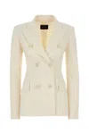 The Andamane Giacca In Gabardine Stretch Avorio  Donna