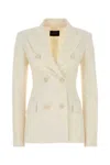 The Andamane Giacca In Gabardine Stretch Avorio  Donna In White