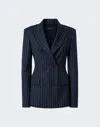 The Andamane Shannon Blazer Jacket In Blue