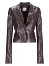 The Andamane Three-button Jacket In Brown