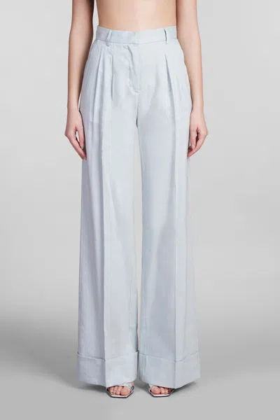 The Andamane Nathalie Wide-leg Trousers In Blue