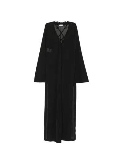 The Andamane Jersey Caftan In Black
