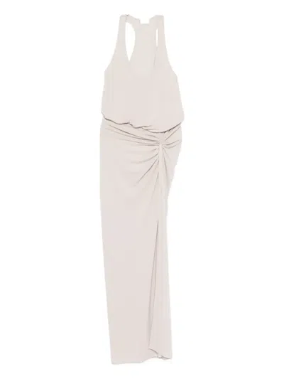 The Andamane Juno Twisted Maxi Dress In Neutral
