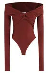 The Andamane Kendall Body In Burgundy