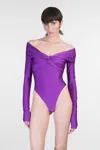 The Andamane Kendall Bodysuit Body In Viola Polyamide