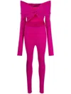 The Andamane Kendall Cut-out Jumpsuit In Pink