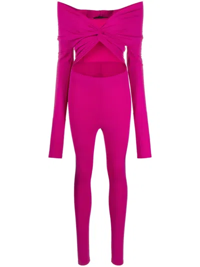 The Andamane Kendall Cut-out Jumpsuit In Pink