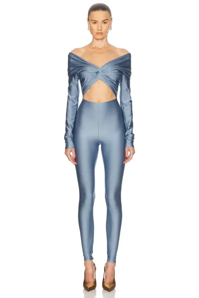THE ANDAMANE KENDALL OFF SHOULDER JUMPSUIT