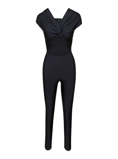 The Andamane Kendall Summer Lycra Jumpsuit In Black