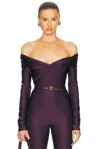 The Andamane Kendall Top In Rouge Noir