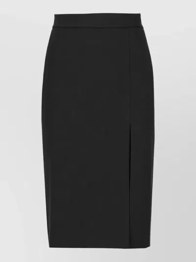 The Andamane Knee-length Pencil Skirt In Black