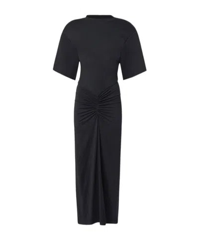 The Andamane Lennox Midi Dress In Black