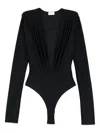 The Andamane Long-sleeved Bodysuit In Black