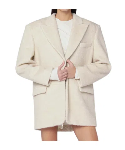 The Andamane Long-sleeved Oversized Jacket In White