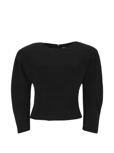 The Andamane Long-sleeve Top In Black