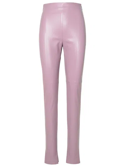 The Andamane Mallow Polyester Blend Leggings In Violet