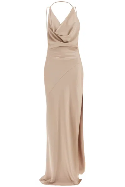 The Andamane Maxi Dress By Vera In Beige