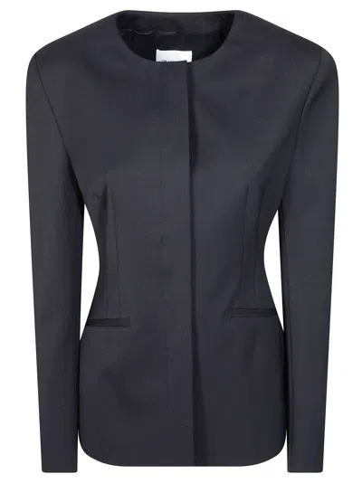 The Andamane Melanie 90s Structured Tailored Blazer In Blue