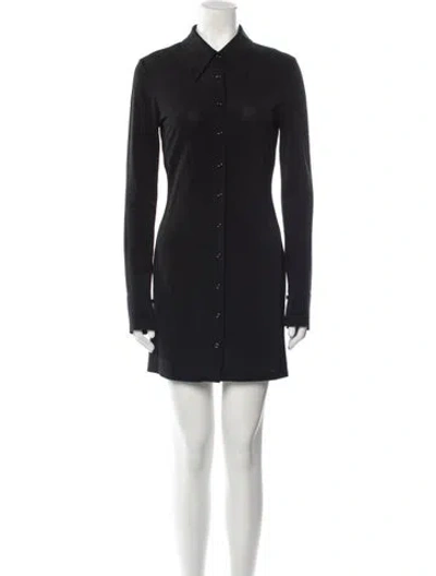 Pre-owned The Andamane Mini Dress In Black