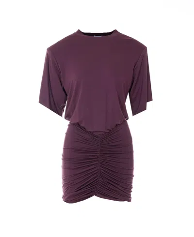 The Andamane Mini Lennox T-shirt Dress In Purple
