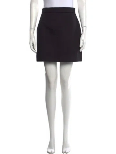 Pre-owned The Andamane Mini Skirt In Black