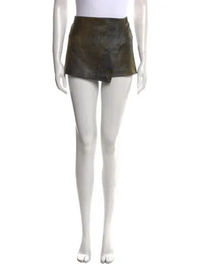 Pre-owned The Andamane Mini Skirt In Multi