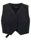 The Andamane Crystal V-neck Studded Waistcoat