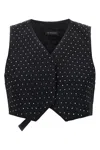 The Andamane Crystal V-neck Studded Waistcoat