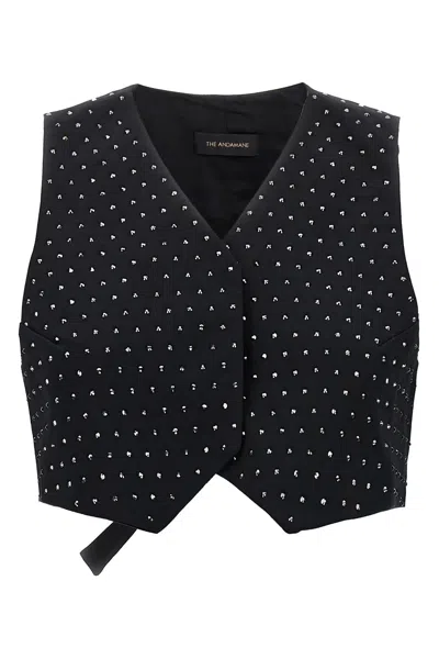 THE ANDAMANE THE ANDAMANE 'NADINE CRYSTAL' WAISTCOAT