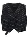 The Andamane Crystal V-neck Studded Waistcoat