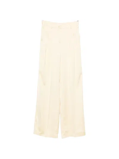 The Andamane Nathalie Wide-leg Trousers In Neutral