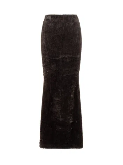 The Andamane Nemesia Maxi Skirt In Black