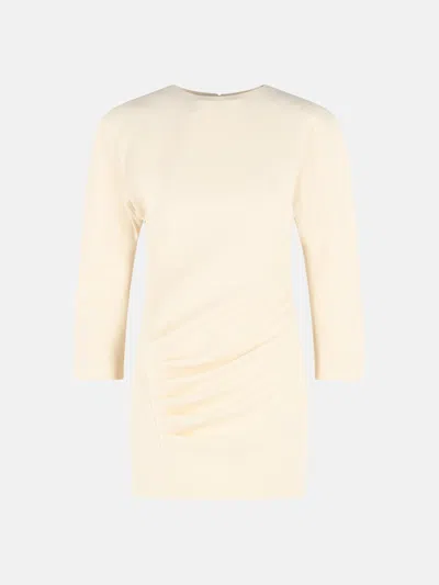 The Andamane 'new Amanda' Mini Dress In Milk Polyester In White