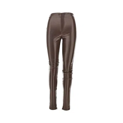 The Andamane 'new Holla' Vegan Leather Leggings In Multi