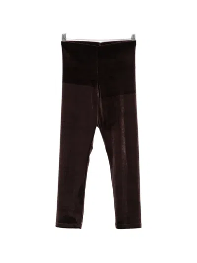 The Andamane New Holly Velvet Cropped Trousers In Multi