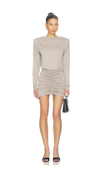 The Andamane New Lennox Mini Dress In Nude