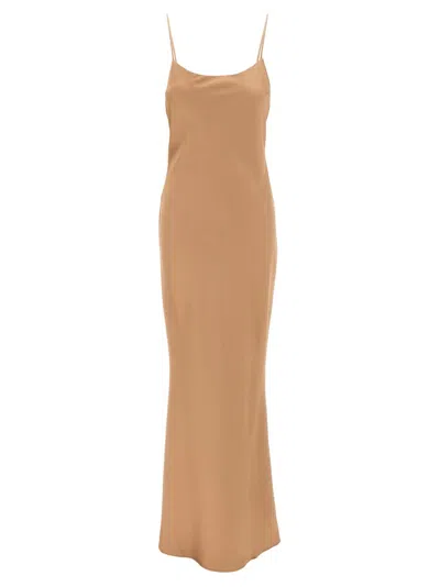 The Andamane Ninfa Skirts Pink In Brown