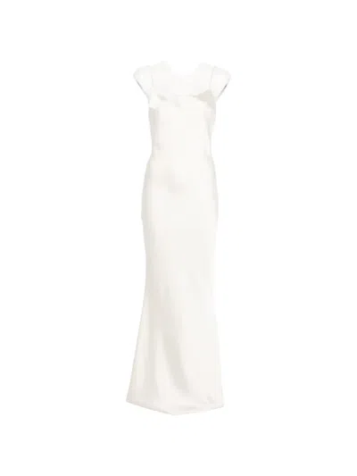 The Andamane Ninfea Camisole Slip Dress In White