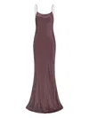 The Andamane Ninfea Dresses Purple In Brown