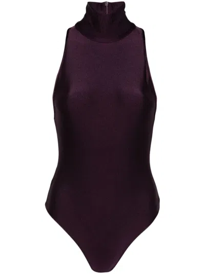 The Andamane Norah Bodysuit In Purple