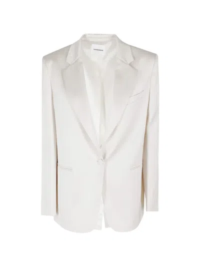 The Andamane Notched-lapel Blazer In White